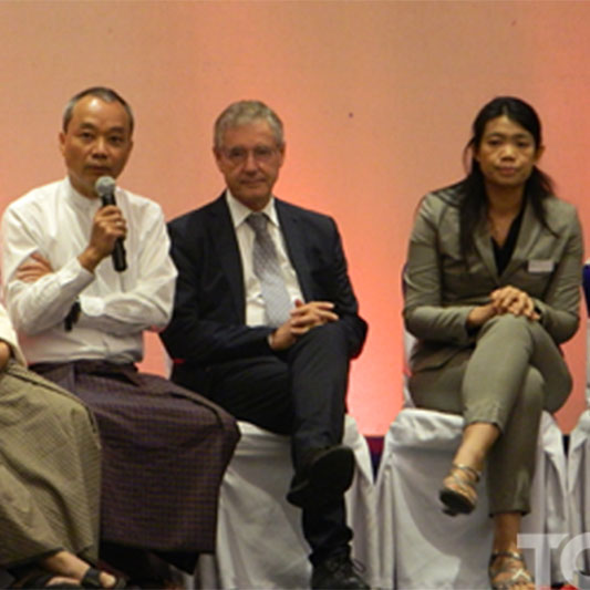 Messe Frankfurt က ပြုလုပ်တဲ့ Promotion Seminar for International Trade Show